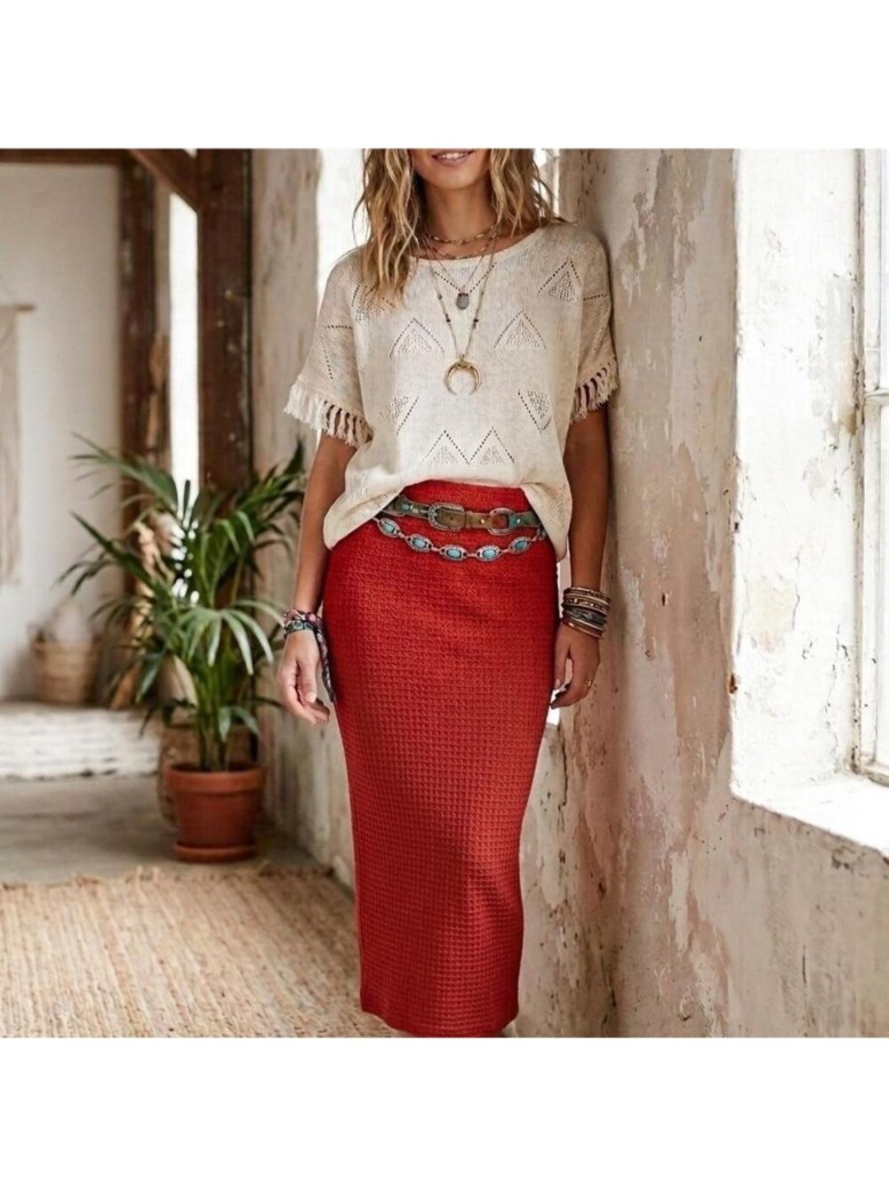 Vintage Fashion Bug Long Orange